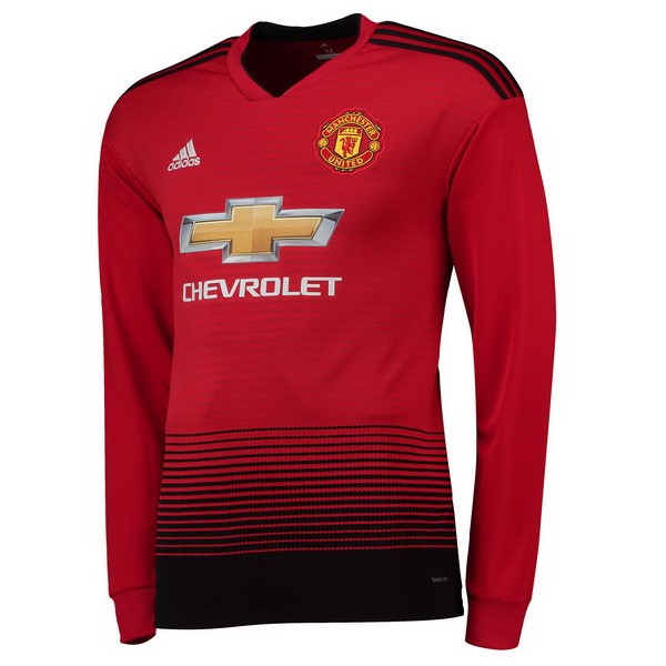 Camiseta Manchester United Primera equipación ML 2018-2019 Rojo